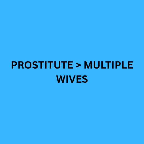 why hiring a prostitute can be better than having multiple wives a practical perspective